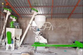1-2T/H Chicken Feed Pellet Production Line In Gambia
