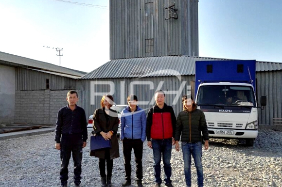 乌兹别克斯坦的3-5吨/小时家禽颗粒饲料生产线